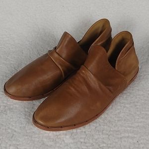 Beek Puffin Brown Leather Shoes Sz 10
